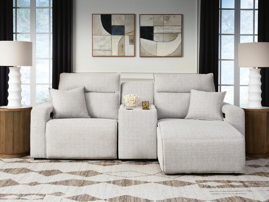 Modmax II 3-Piece Power Reclining Sectional with Chaise and Console