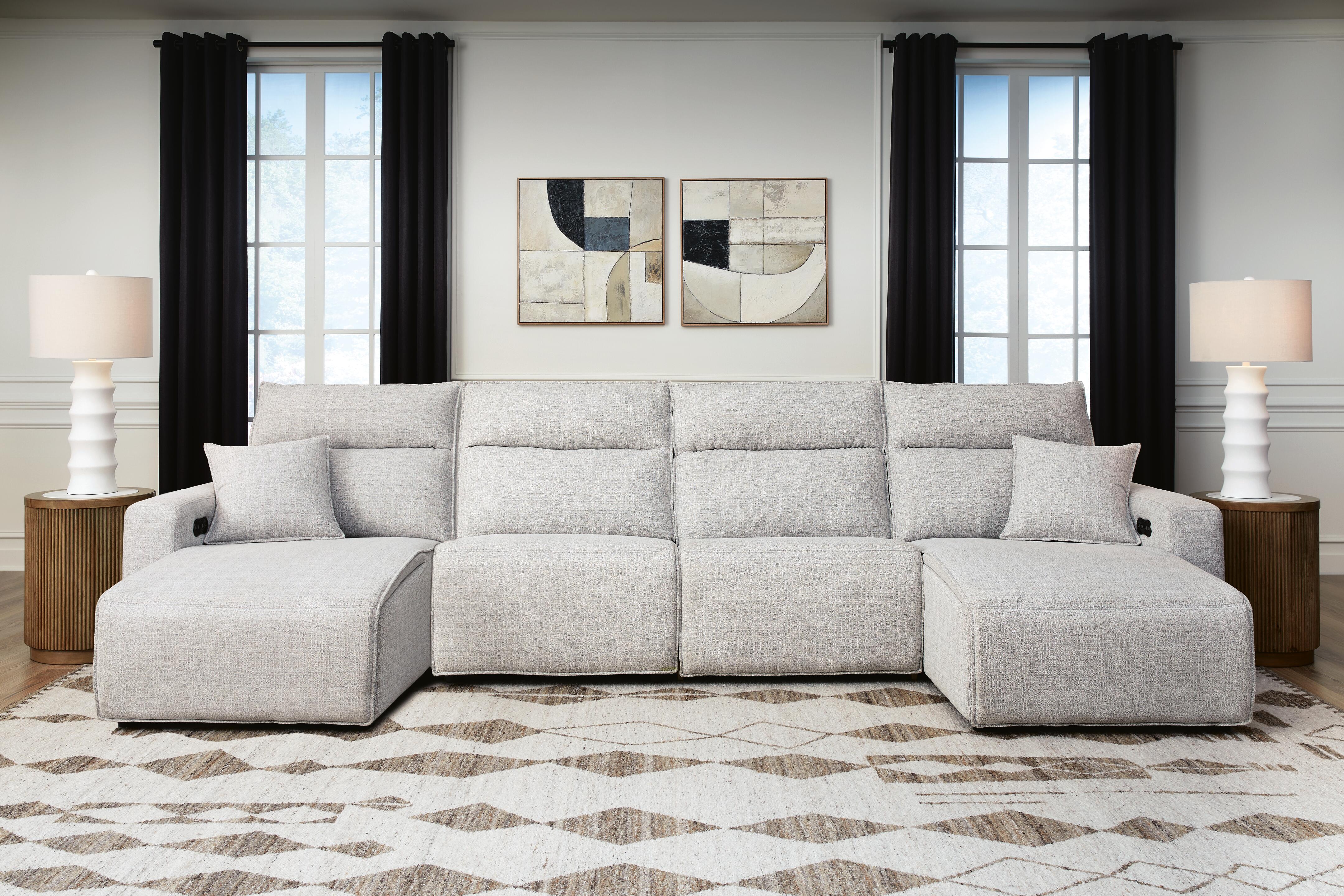 Modmax II 4-Piece Reclining Sectional with Double Chaise