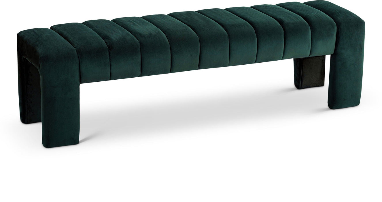 Andaz Velvet Upholstered Bench