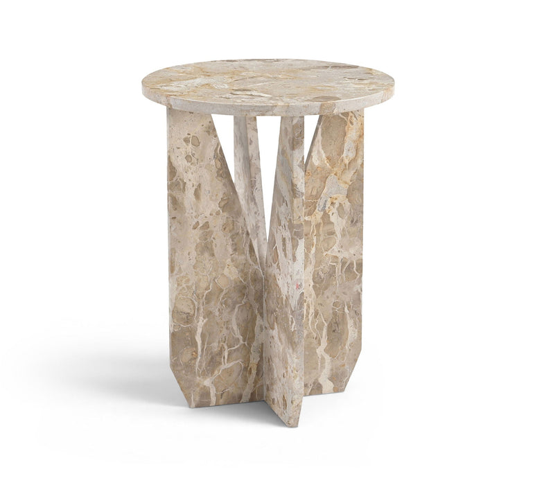 Alba Genuine Marble End Table
