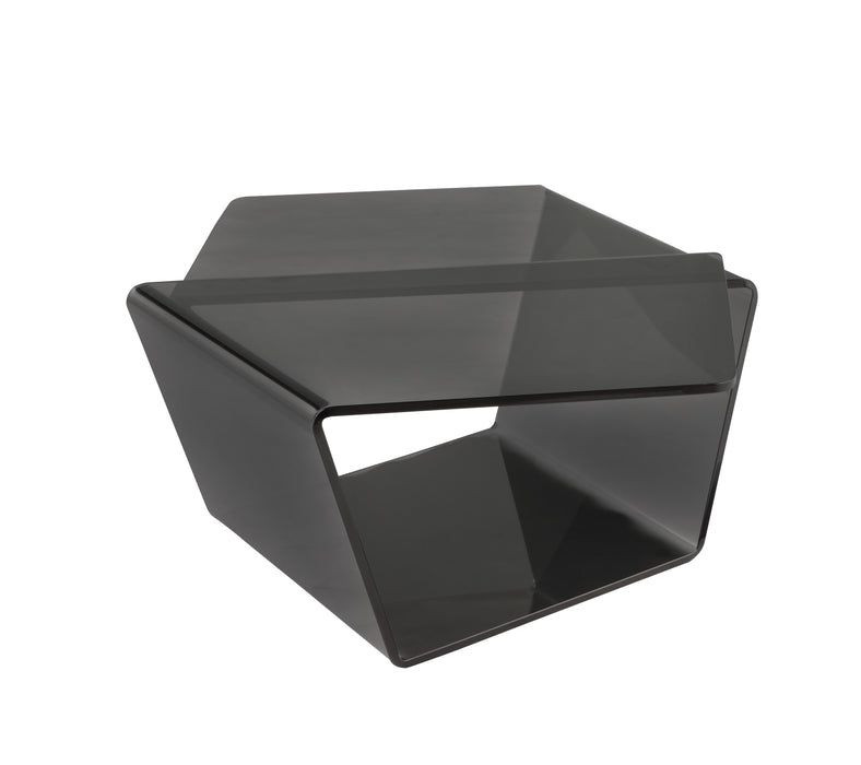 Contemporary Tinted Bent Glass Cocktail Table 6644-CT