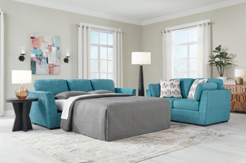 Keerwick Loveseat - Blue