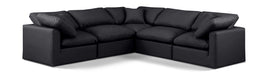 Indulge 105" Vegan Leather Upholstered 5pc. Modular Sectional