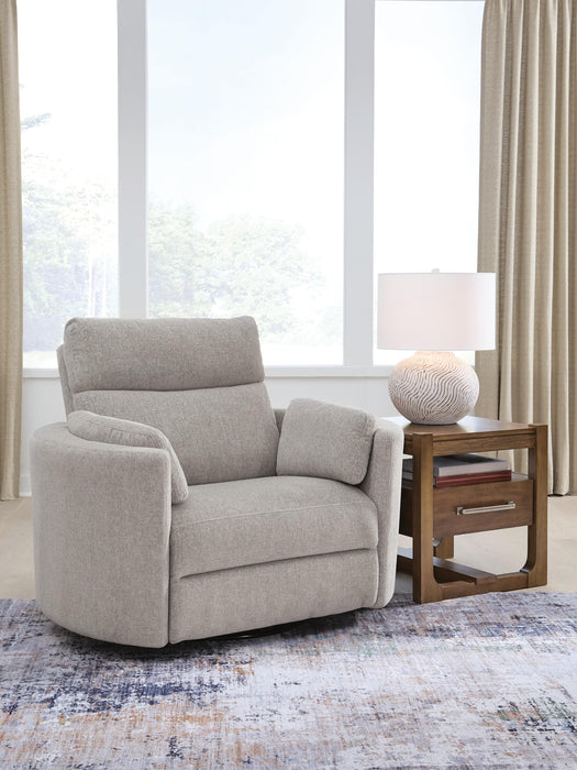 ModMax Luxe Swivel Glider Power Recliner - Flint