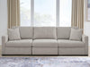 ModMax Luxe 3-Piece Sectional Sofa - Flint