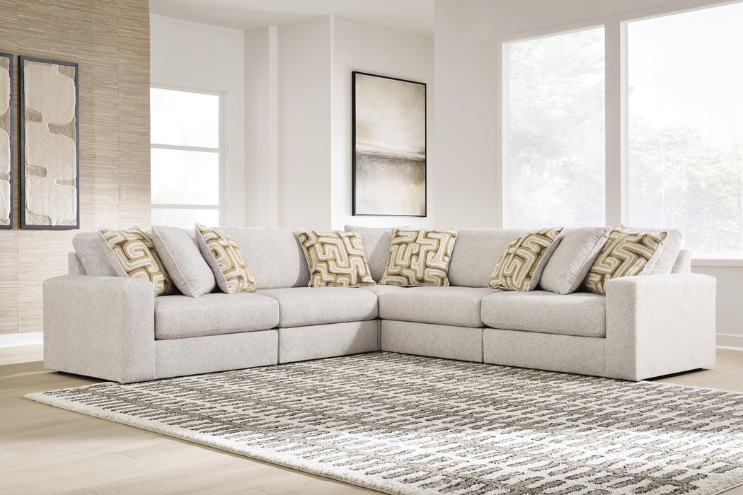 Kestrie 5-Piece Sectional - Feathered
