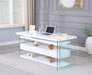 Rotatable Wooden Desk w/ 3 Drawers and 3 Shelves 6902-DSK