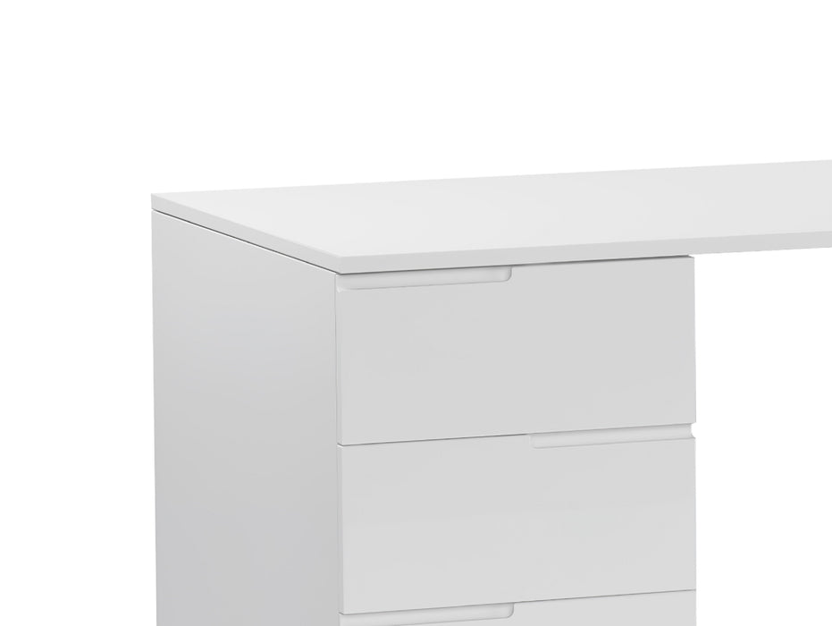 Modern Wooden Desk w/ 3 Drawers & 1 Door 6906-DSK