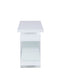 Modern Rotatable Glass & Wooden Desk w/ Drawers & Shelf 6920-DSK