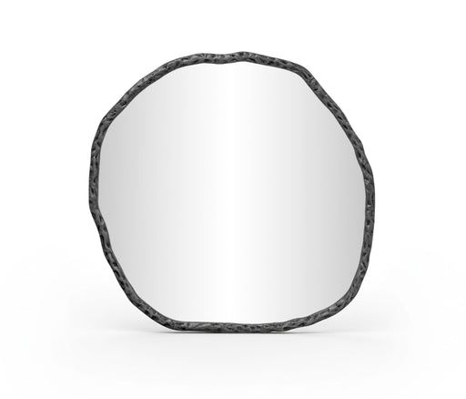 Molten 36" W X 36" H Iron Frame Mirror