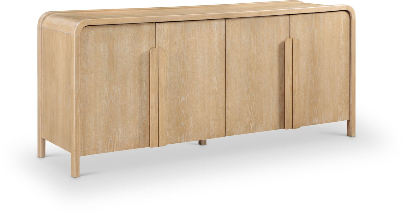Harmony Oak Veneer And Solid Wood Sideboard / Buffet