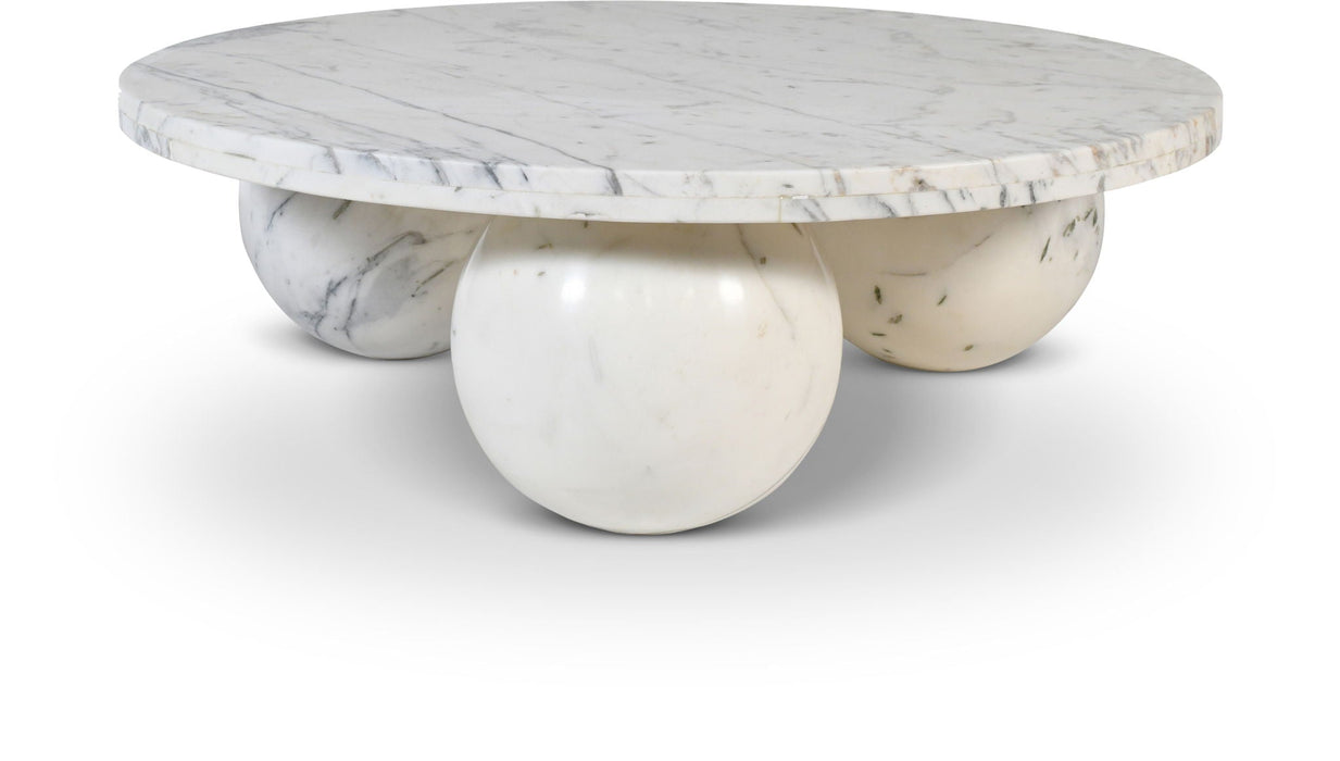 Spherical Genuine Marble Coffee Table
