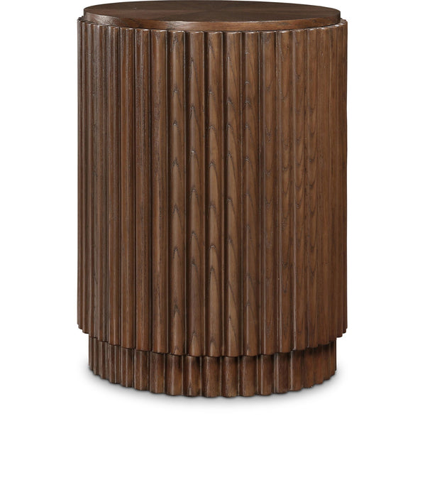 Ronin Solid Wood And Oak Veneer End Table