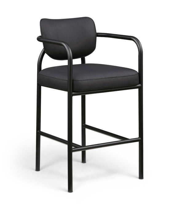Serava Vegan Leather Upholstered Bar Stool