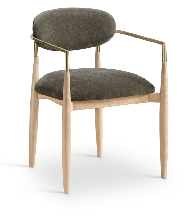 Riccio Performance Fabric Upholstered Dining Arm Chair