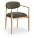 Riccio Performance Fabric Upholstered Dining Arm Chair