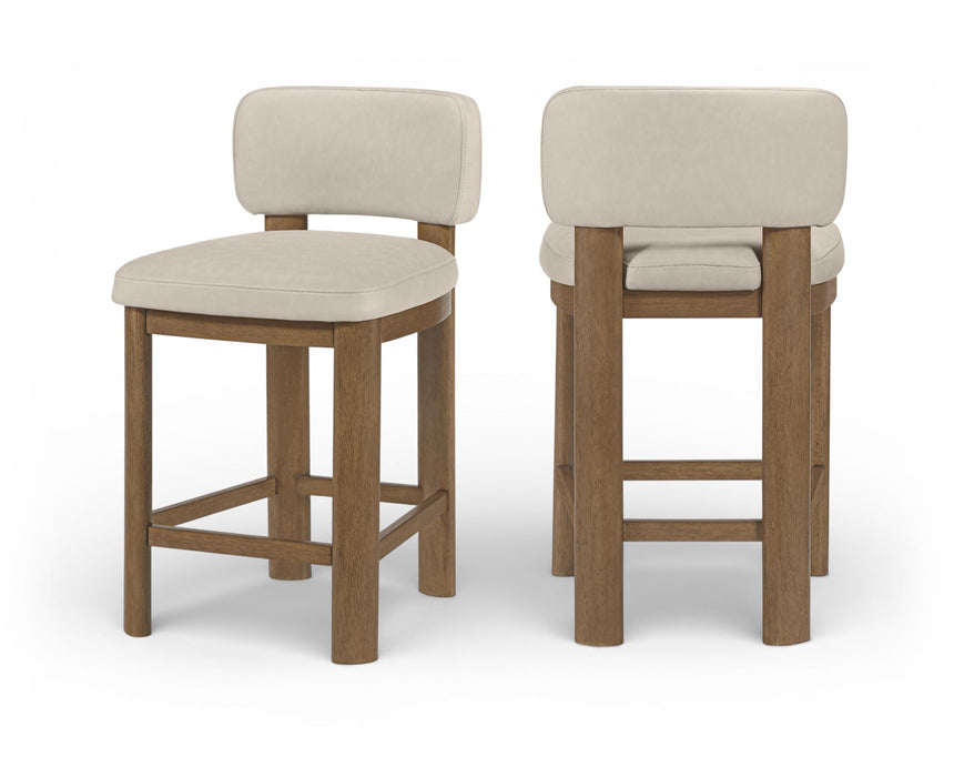 Paloma Vegan Leather Upholstered Counter Stool