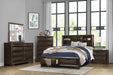 Chesky Platform Bed with Footboard Storage