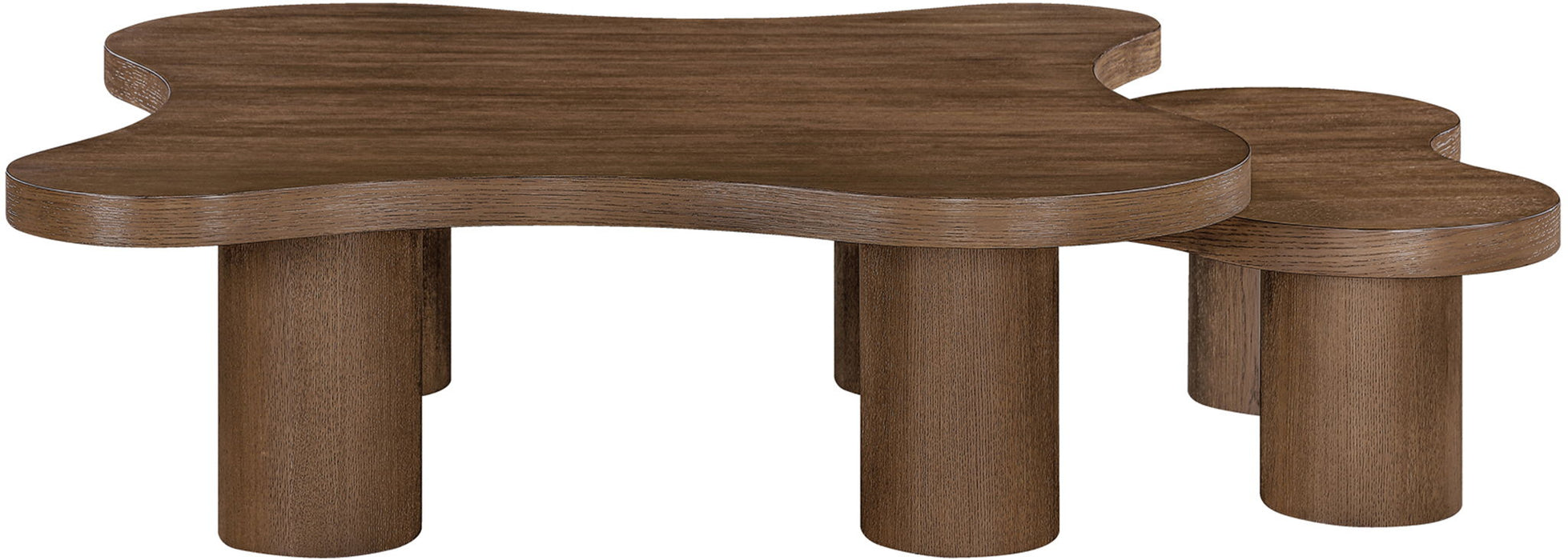 Cove Oak Veneer And Solid Wood 2pc. Coffee Table