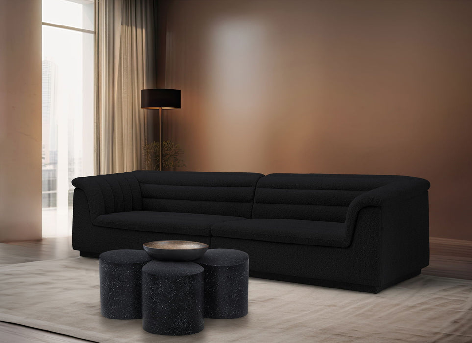 Petal Terrazzo Pattern Iron 4pc. Coffee Table
