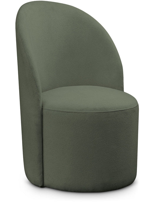Hautely Boucle Fabric Upholstered Accent / Dining Chair