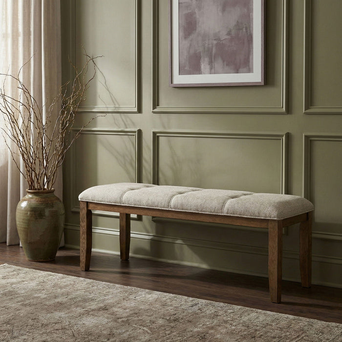 Ananda Fabric Upholstered Bench