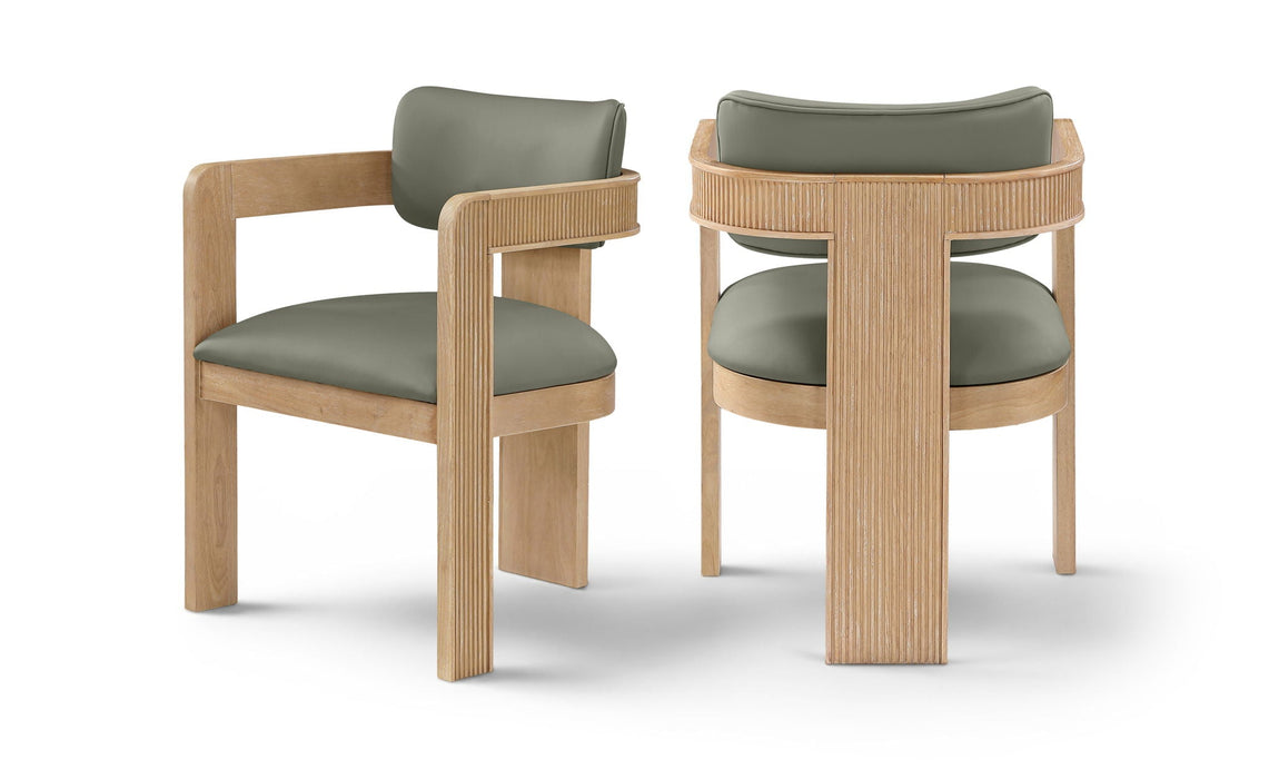 Sacha Vegan Leather Upholstered Dining Chair
