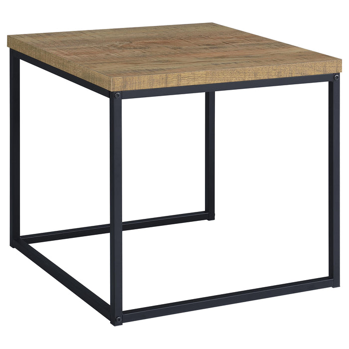 Straden 3-piece Engineered Wood Coffee Table Set Mango and Black