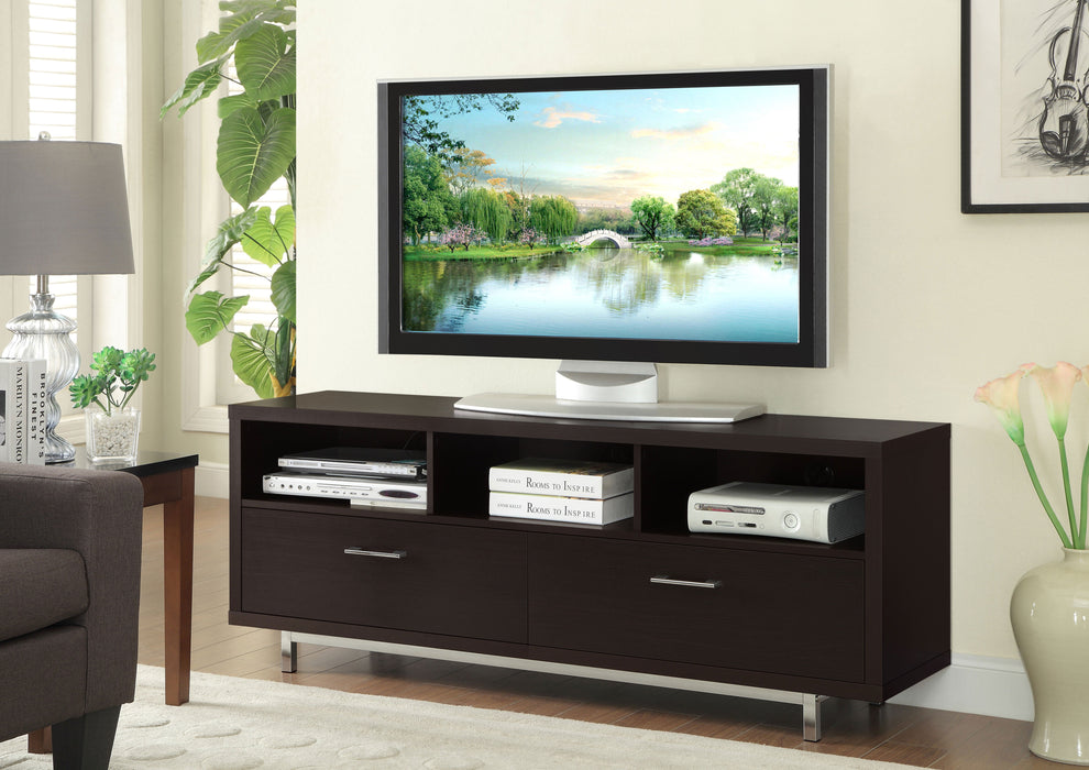 Casey 2-drawer Engineered Wood 60-inch TV Stand White