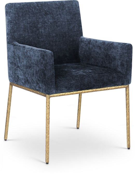 Reeves Chenille Fabric Upholstered Dining Chair