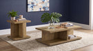 Cortona 2-piece Coffee and End Table Set Mango