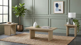 Mesa Auxiliar/Mesa de Centro Ocasional Decker Square Roble Natural