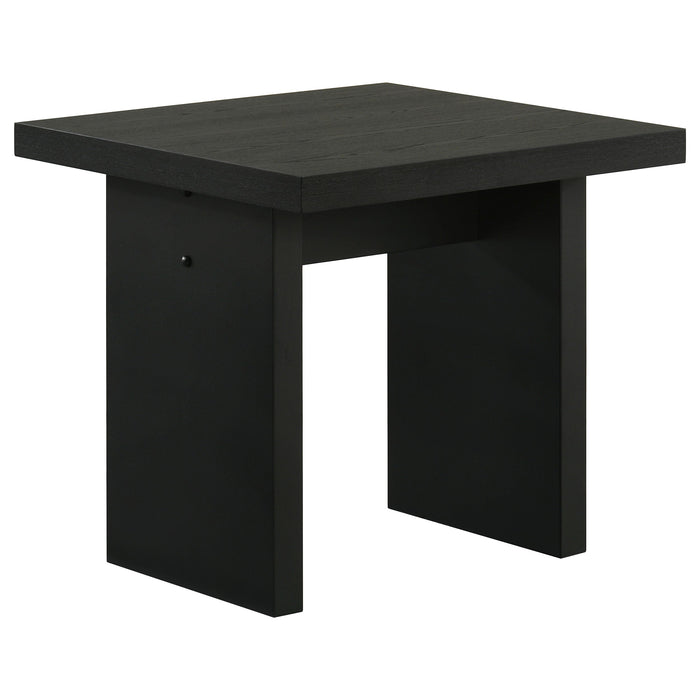Decker Square Occasional Side End Table Natural Oak