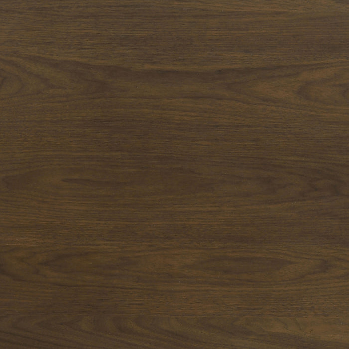 Strouse Contemporary Round Coffee Table in Walnut
