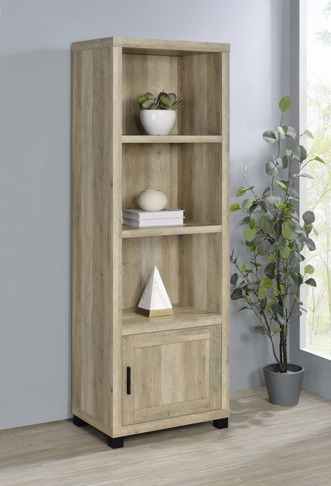 Sachin 3-shelf Engineered Wood Media Tower Dark Pine