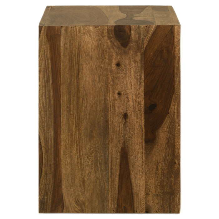 Odilia 3-piece Solid Wood Coffee and End Table Set Auburn