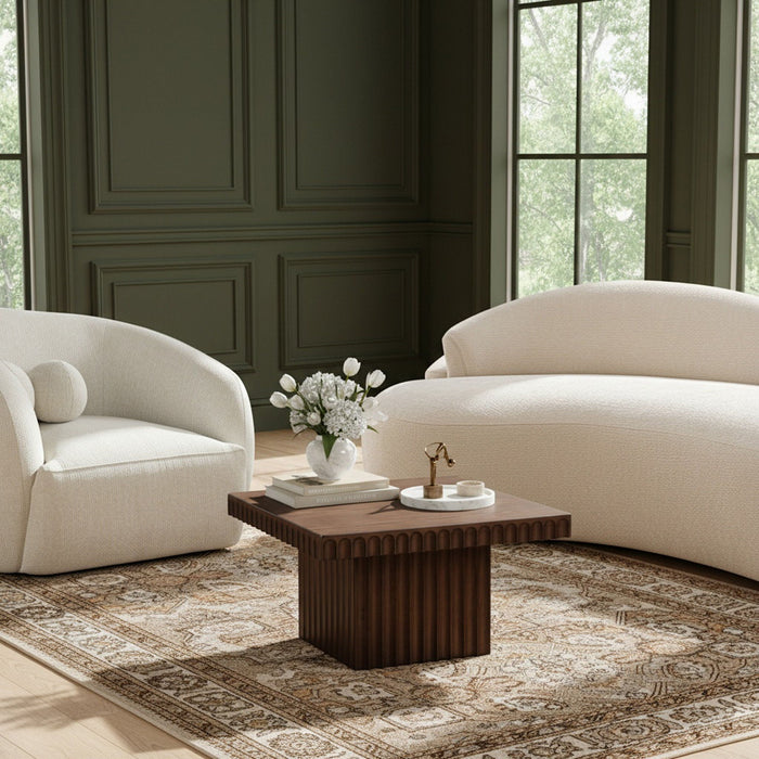 Spencer Solid Wood And Oak Veneer Coffee Table