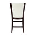 Daisy Counter Height Chair, White Bi-Cast Vinyl