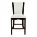 Daisy Counter Height Chair, White Bi-Cast Vinyl