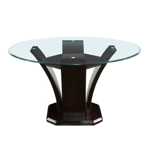 Daisy (3)Round Dining Table, Glass Top