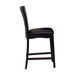 Daisy Counter Height Chair, Dark Brown Bi-Cast Vinyl