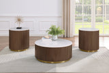 White Marble Honey Brown
