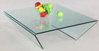 39" x 41" Square Bent Glass Cocktail Table 72102-SQ-CT
