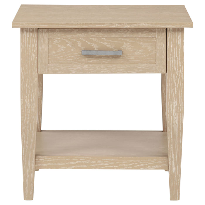 Lindenton 1-drawer Wood Occasional Side End Table Blonde