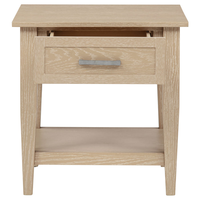 Lindenton 1-drawer Wood Occasional Side End Table Blonde