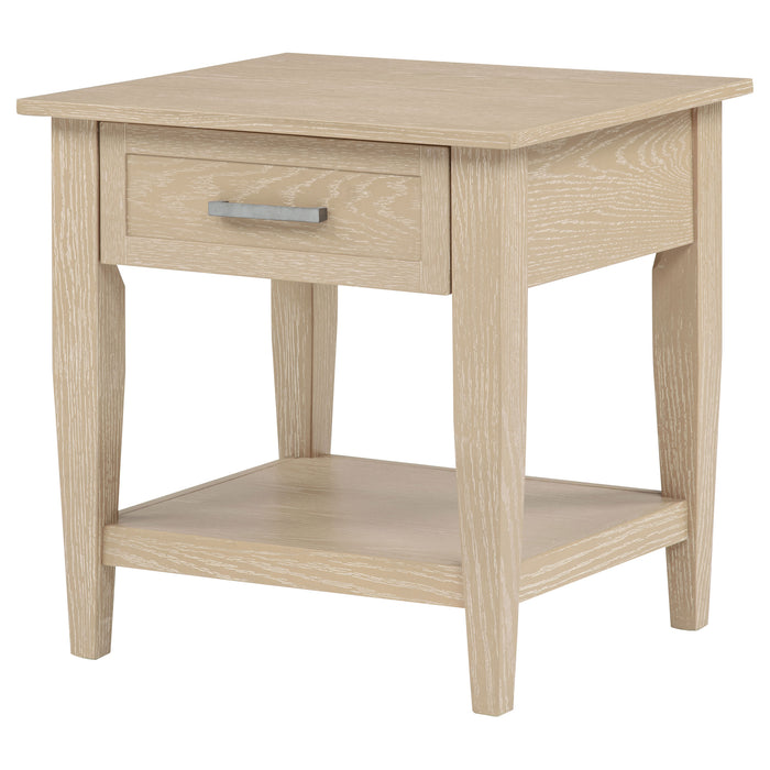 Lindenton 1-drawer Wood Occasional Side End Table Blonde