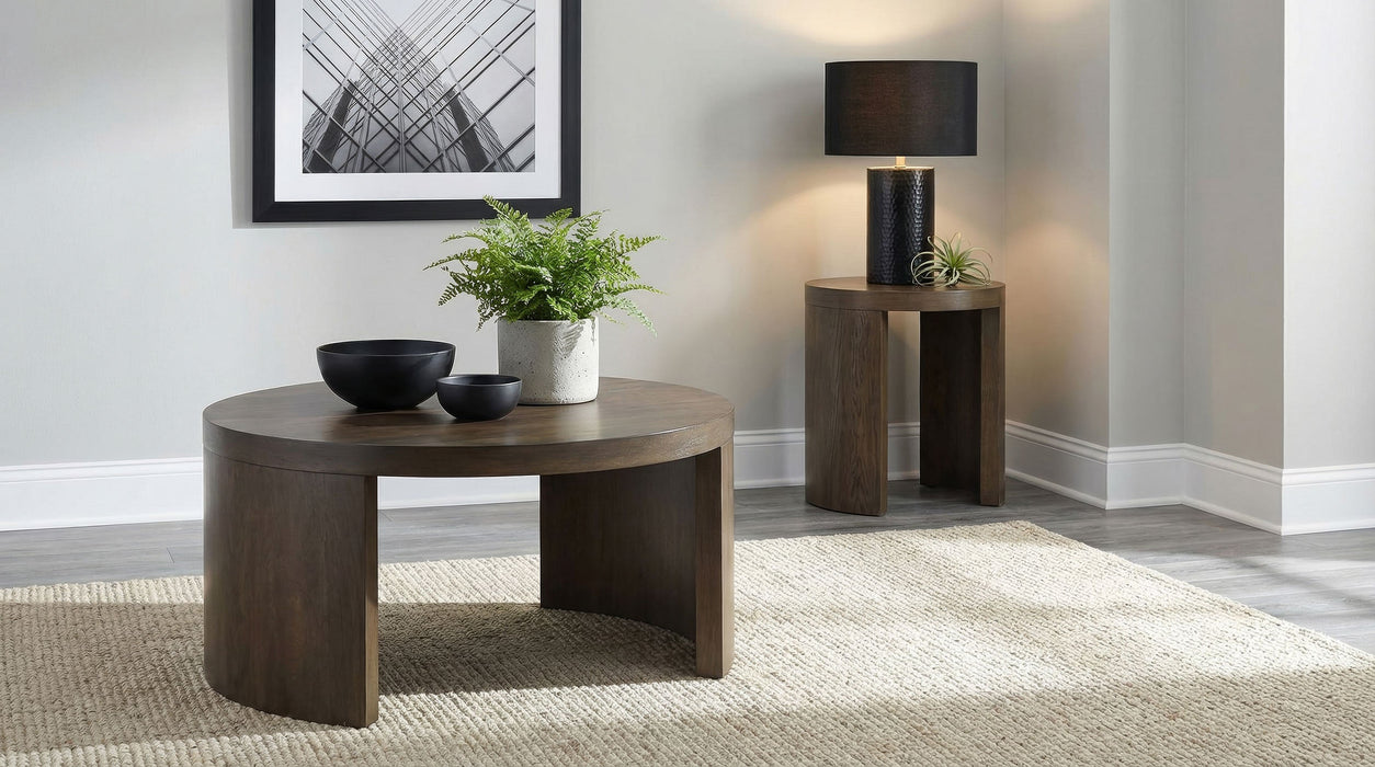 Sweeney 2-piece Coffee and End Occasional Table Set Black