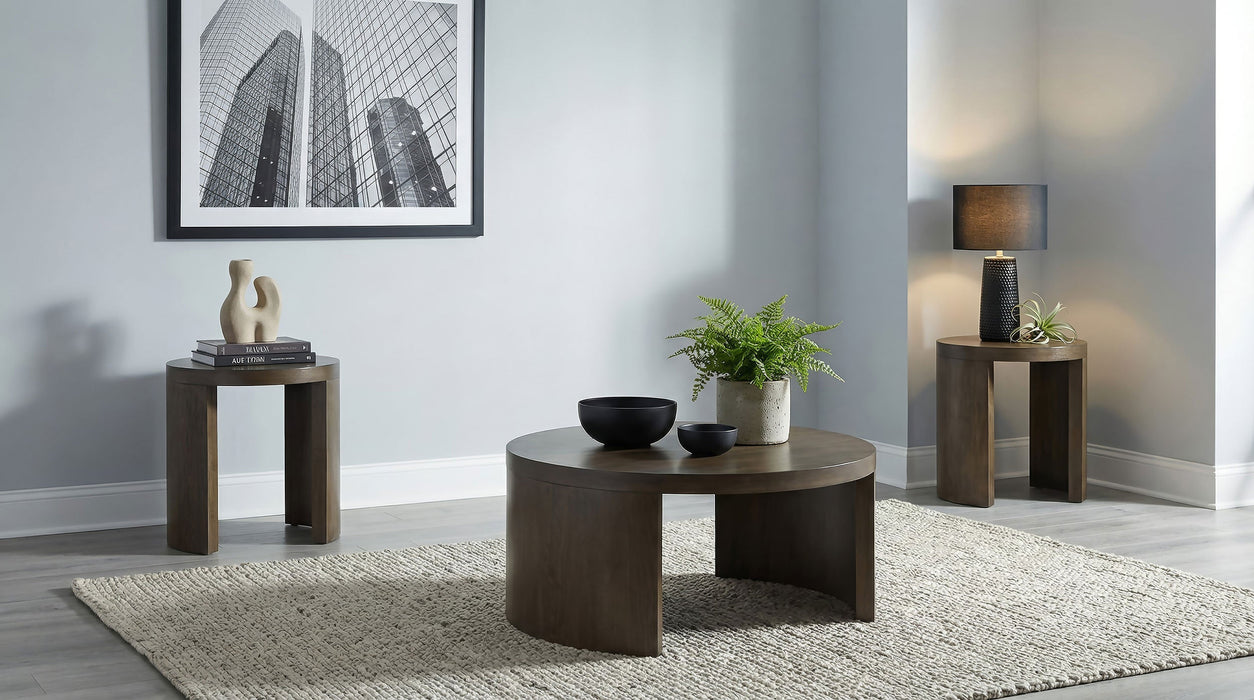 Sweeney 3-piece Coffee and End Occasional Table Set Black