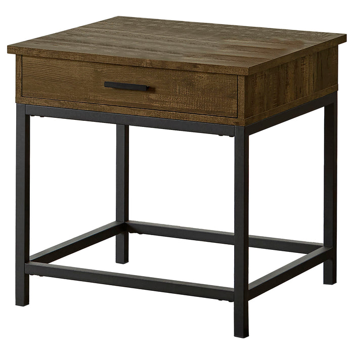 Byers 2-piece Lift Top Coffee and End Table Set Brown Oak