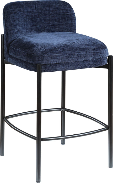 Burton Chenille Fabric Upholstered Bar / Counter Stool